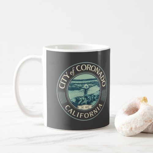 CORONADO SAN DIEGO CALIFORNIA _ CENTRAL BEACH COFFEE MUG