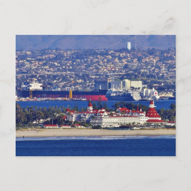 Coronado Seen From The Cabrillo National Monument Postcard (Front)