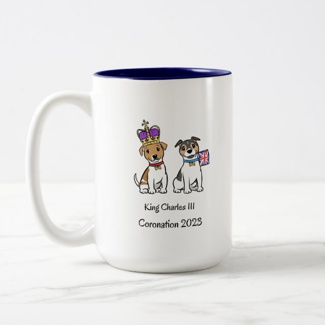Coronation 2023  Two-Tone coffee mug (Left)