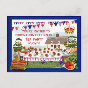  Coronation Celebration Party Invitation  