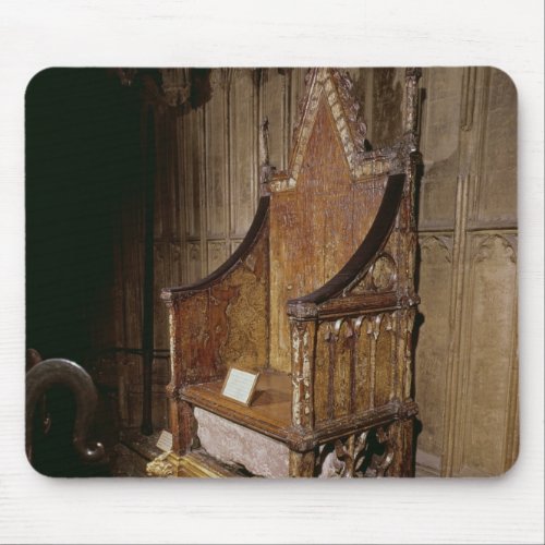 Coronation chair made for Edward I by Walter Mouse Pad