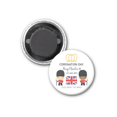 Coronation day 2023 King Charles III Personalized  Magnet