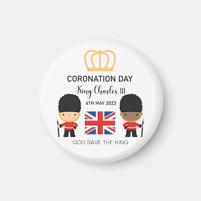 Coronation day 2023 King Charles III Personalized  Magnet (Front)