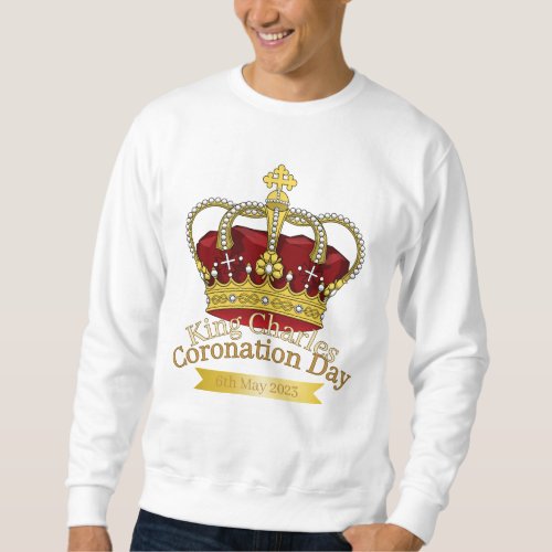 Coronation Day Crown T_Shirt Sweatshirt