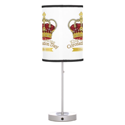 Coronation Day Crown Table Lamp (Back)