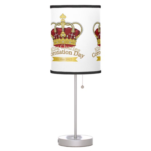Coronation Day Crown Table Lamp (Left)