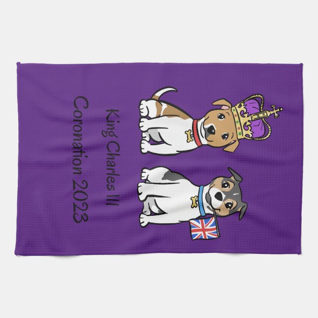 Coronation Dogs Kitchen Towel (Horizontal)