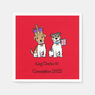 Coronation Dogs Paper Napkins