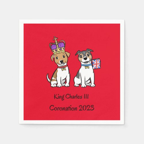 Coronation Dogs Paper  Napkins