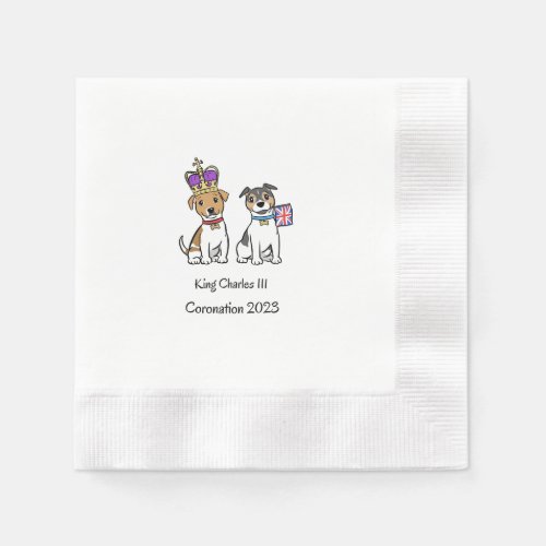 Coronation Dogs Paper Plate Napkins