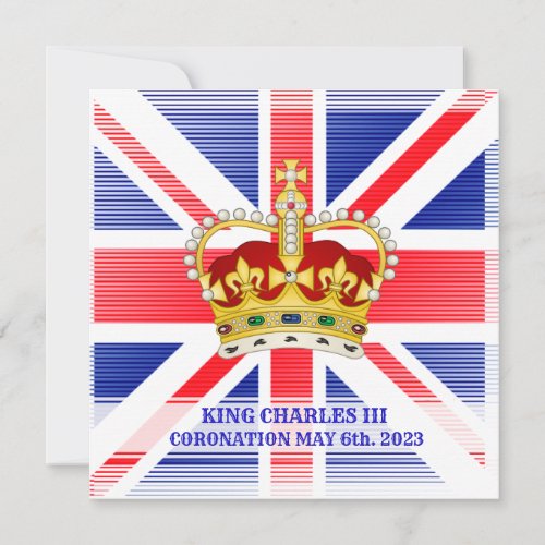 Coronation of King Charles III  Invitation