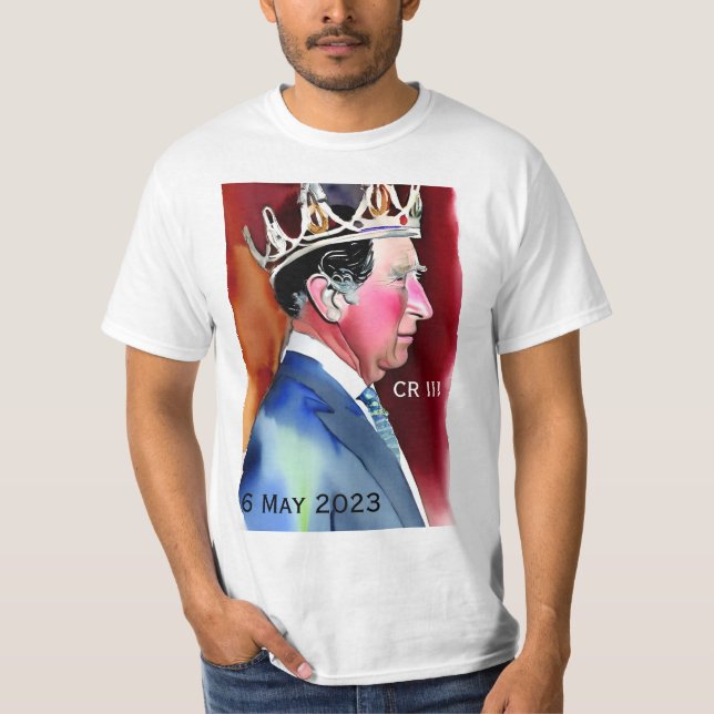 Coronation of King Charles III T-Shirt (Front)