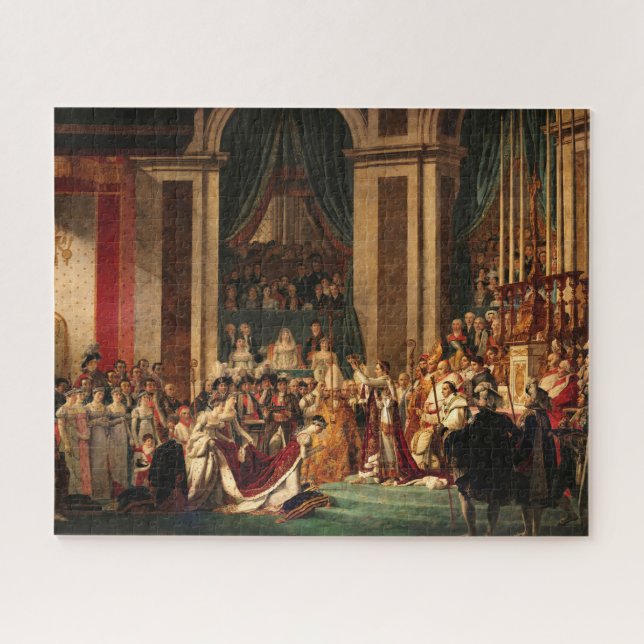 Coronation of Napoleon and Crowning of Josephine Jigsaw Puzzle (Horizontal)