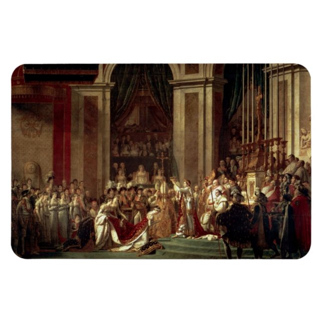 Coronation of Napoleon by Jacques-Louis David Magnet (Horizontal)