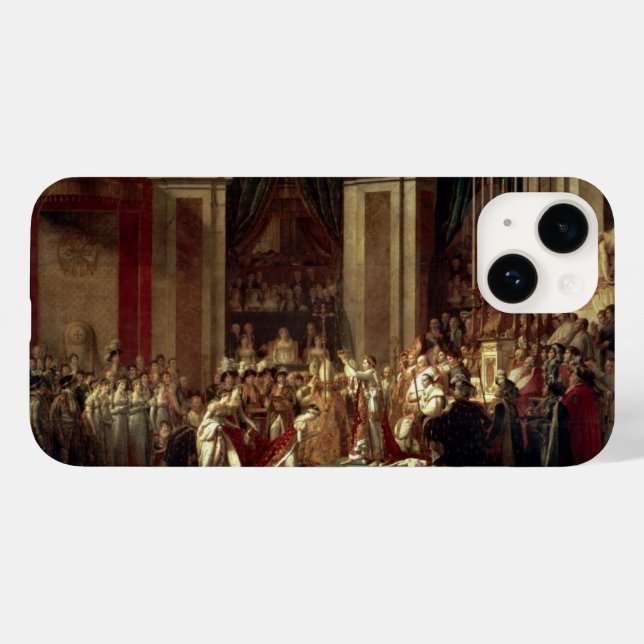 Coronation of Napoleon Case-Mate iPhone Case (Back (Horizontal))