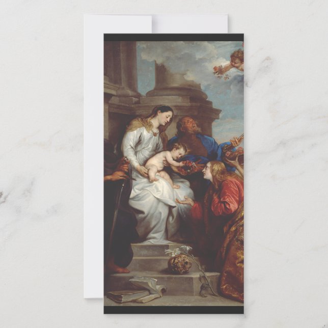 Coronation of Saint Rosalia by Anthony van Dyck (Front)