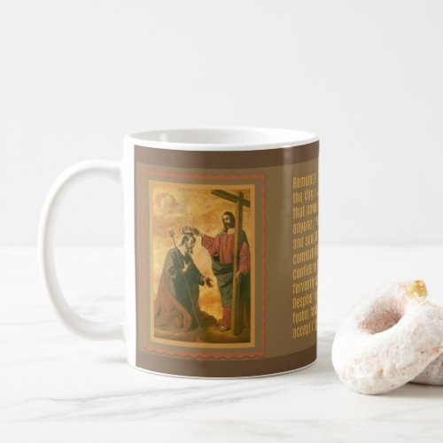 Coronation of St Joseph by Jesus Memorare Coffee Mug