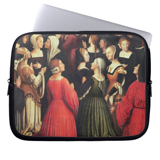 Coronation of the Virgin, 1513 (oil on panel) (det Laptop Sleeve (Front)