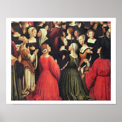 Coronation of the Virgin 1513 oil on panel det Poster