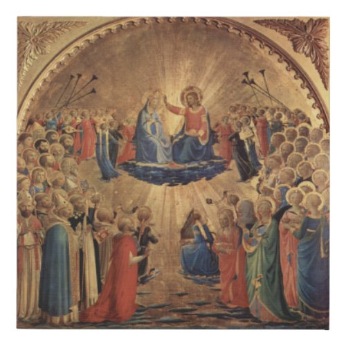 Coronation of the Virgin by Fra Angelico _ Canvas