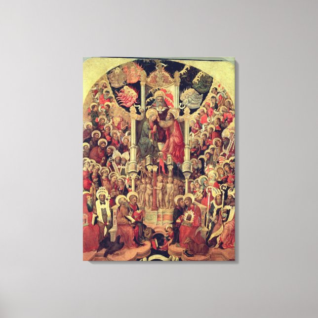 Coronation of the Virgin Canvas Print (Front)