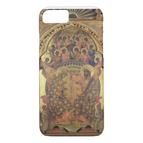Coronation of the Virgin detail of the polyptych iPhone 87 Case
