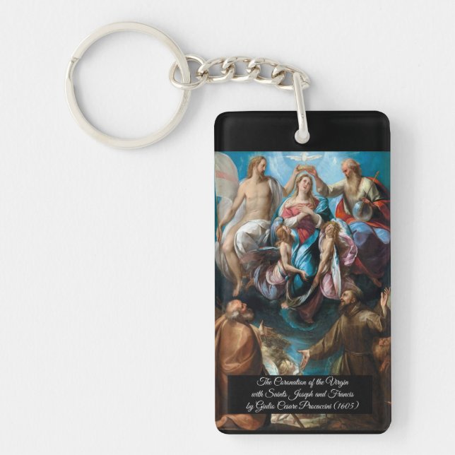 Coronation of the Virgin Keychain (Front)