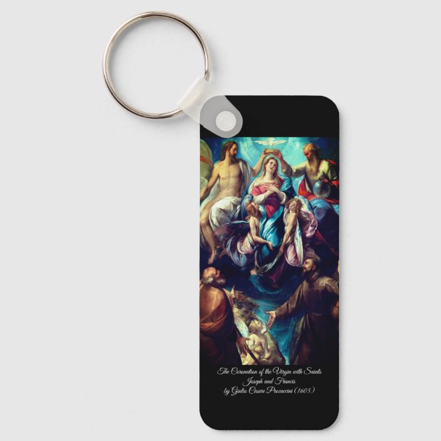 Coronation of the Virgin Keychain (Front)