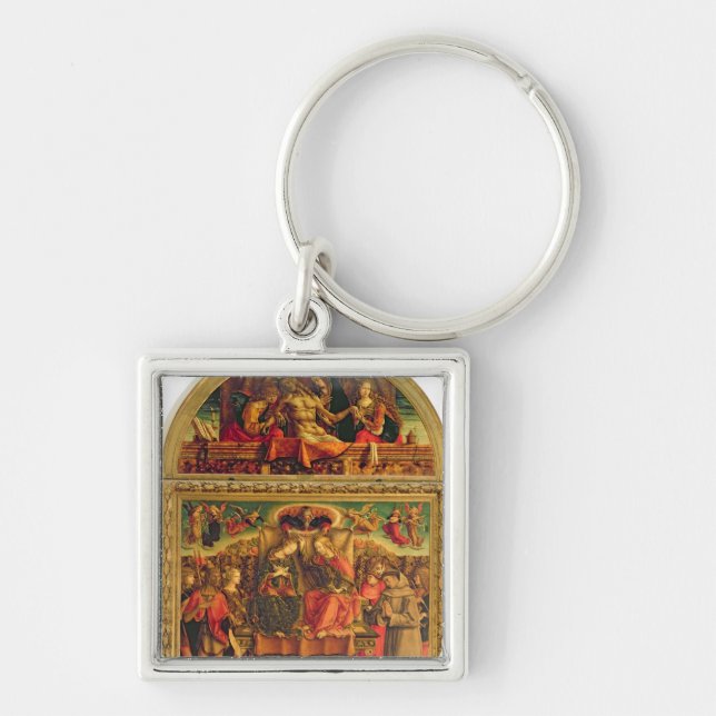 Coronation of the Virgin Keychain (Front)