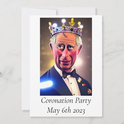 Coronation Party Invitation