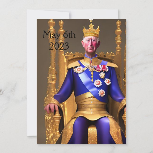 Coronation Party Invitation (Front)