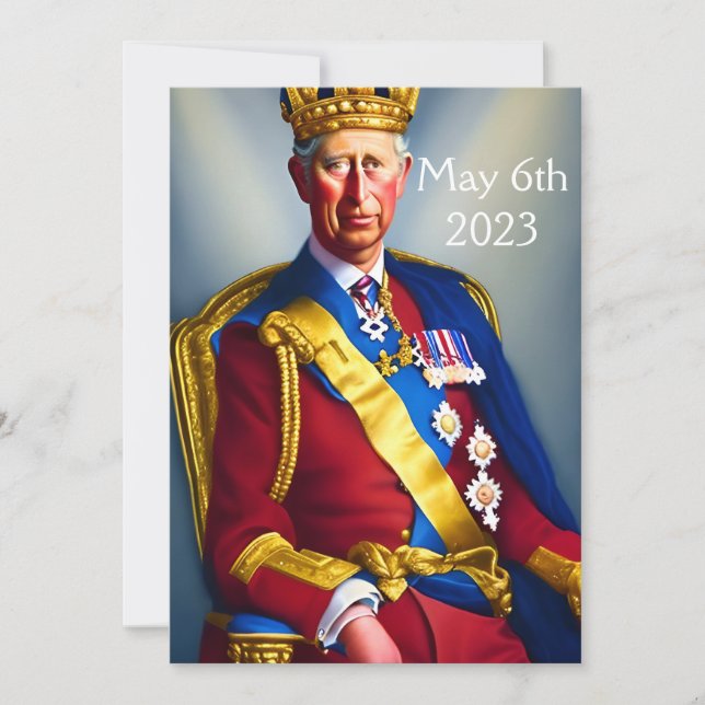 Coronation Party Invitation (Front)