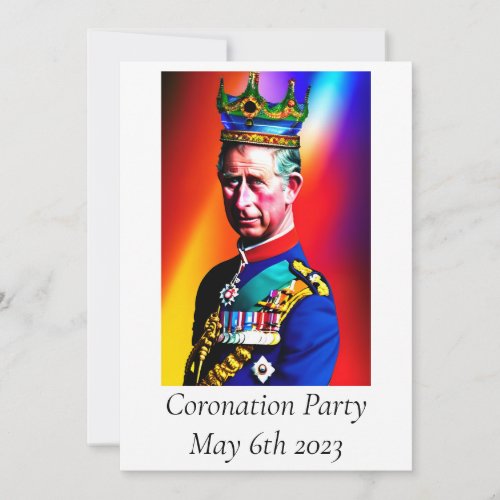 Coronation Party Invitation