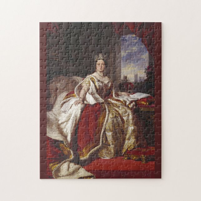 Coronation Portrait of Queen Victoria Jigsaw Puzzle (Vertical)