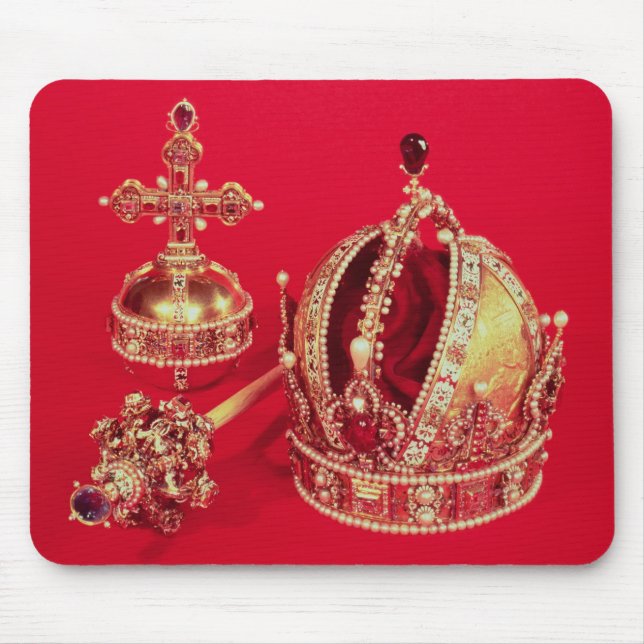 Coronation Regalia of Rudolph II Mouse Pad (Front)