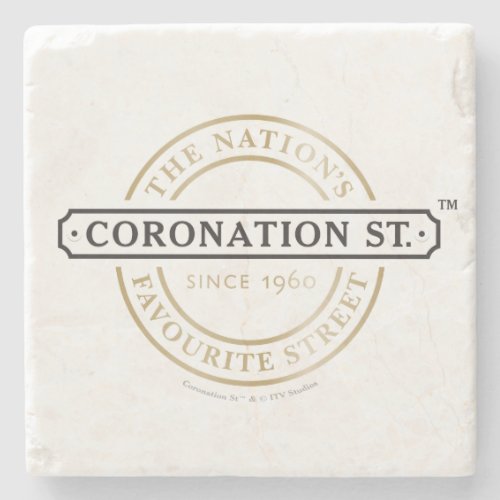 Coronation Street _ Logo Stone Coaster