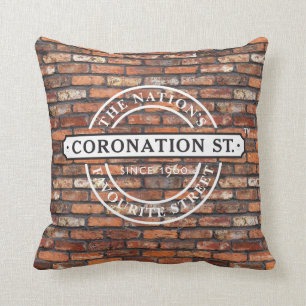 Coronation Street - Logo Throw Pillow