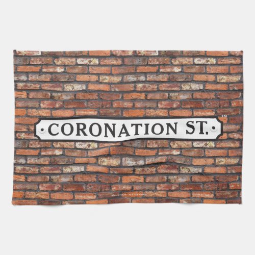 Coronation Street _ Sign Kitchen Towel