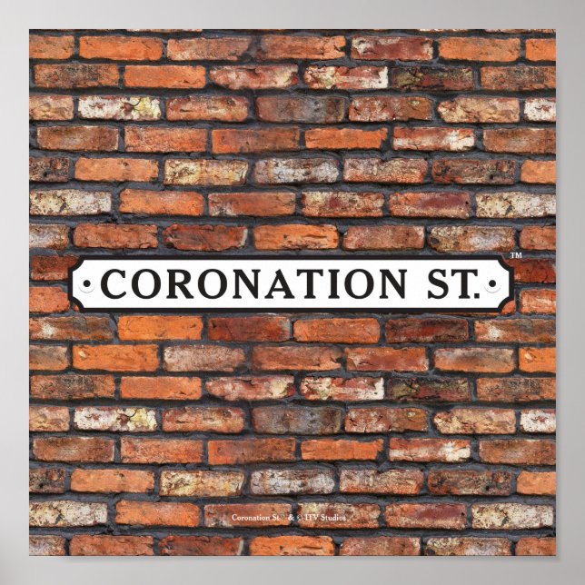 Coronation Street - Sign Poster (Front)