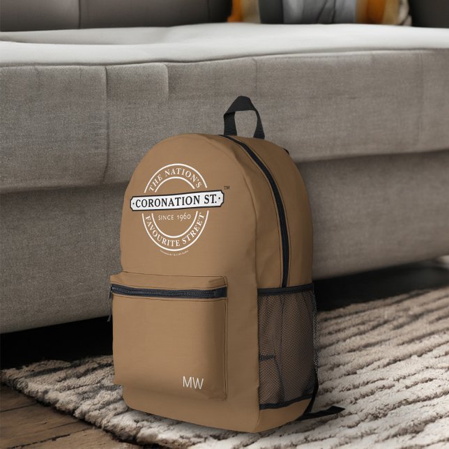 Coronation Street - Sign Poster Printed Backpack (backpack on floor)