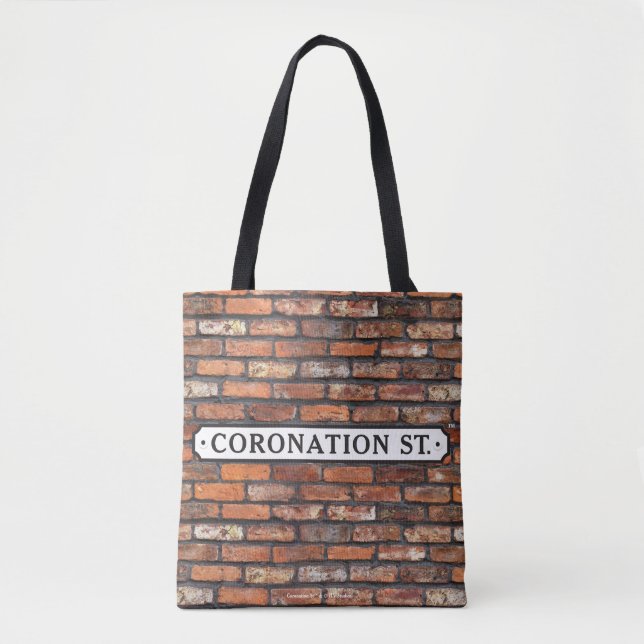 Coronation Street - Sign Shoulder Tote (Front)