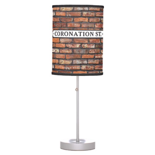 Coronation Street _ Sign Table Lamp