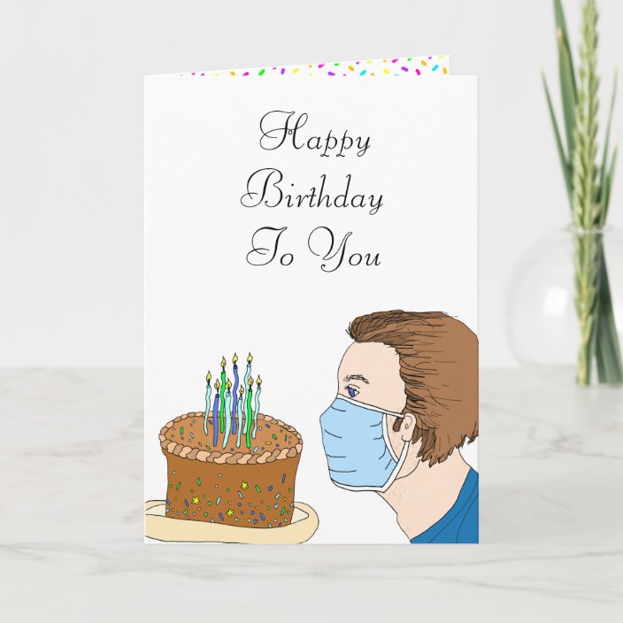Coronavirus Birthday Wishes Card | Zazzle.com