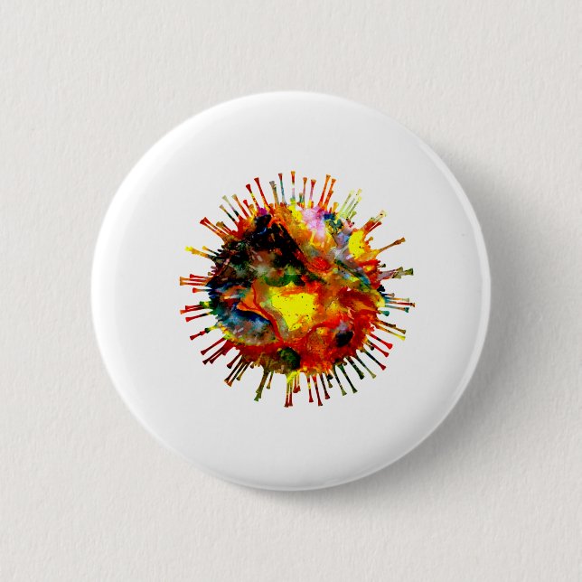 Coronavirus Button (Front)