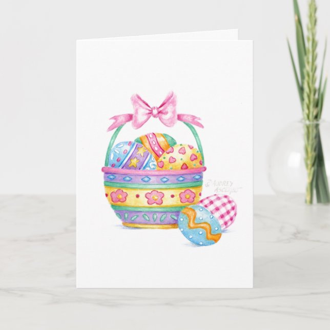 Coronavirus Easter Little Basket of Blessings Card (Front)