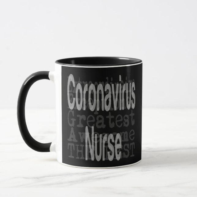 Coronavirus Nurse Extraordinaire Mug (Left)