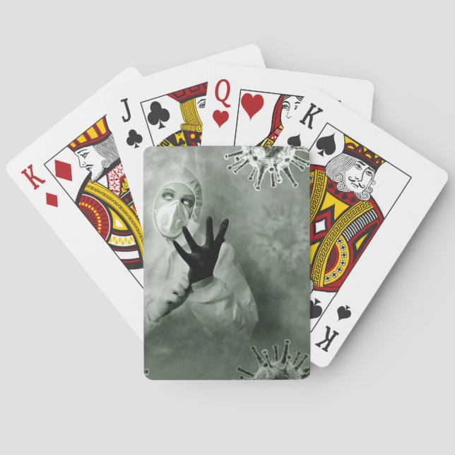Coronavirus Nurse Poker Cards (Back)