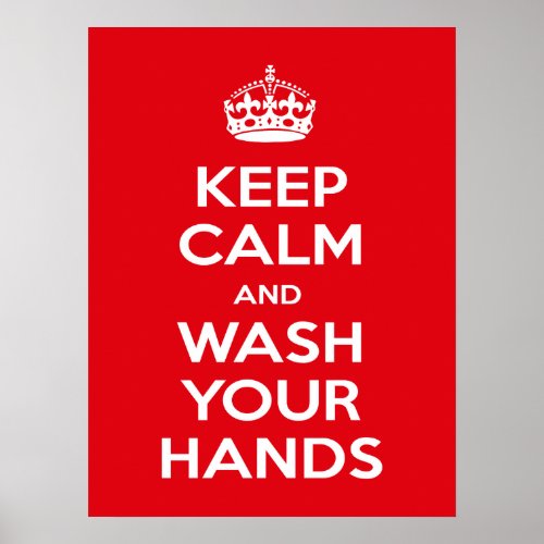 Coronavirus Prevention Hygiene Keep Calm Poster