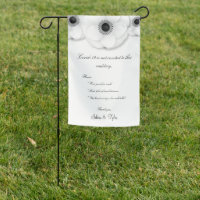Coronavirus Wedding White Floral Safety Sign