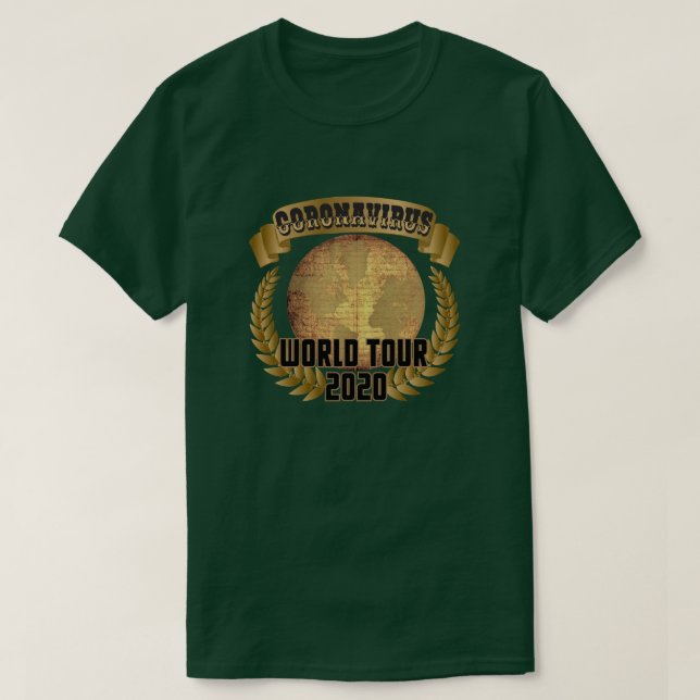 Coronavirus World Tour T-Shirt (Design Front)